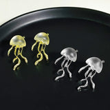 Deep Sea Jellyfish Crystal Earrings