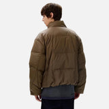 Durable High Street Spliced PU Leather Jacket