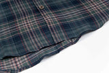 Flattering Plaid With Tie Button Up Casual Shirt