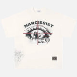 Grunge Eye Cross Graphic Printed T-Shirt