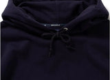 Whale Embroidered Casual Loose Japanese Hoodie