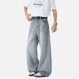 Effortless High Waist Wide Leg Denim Jeans