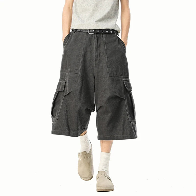 Cloud-Soft Korean Style Casual Cargo Short