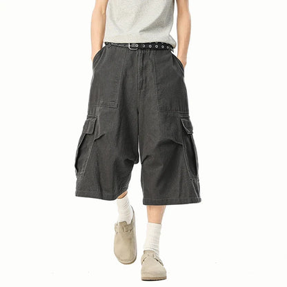 Cloud-Soft Korean Style Casual Cargo Short