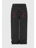 Vintage Punk Baggy Denim Jeans