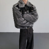 Luxurious High Quality Patchwork Faux Fur Jacket