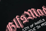 Retro Grunge Graphic Printed Fake Two-Piece T-Shirt