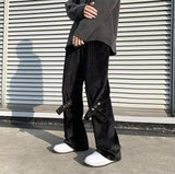 Streetwear Japanese Style Corduroy Cargo Pants