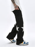 Embroidery Star Baggy Jeans