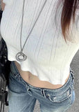 Durable Blue High Waist Straight Leg Jeans