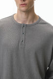 Cozy Lazy Style Relaxed Fit Long Sleeve T-Shirt