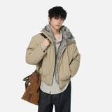 Y2K Thickened Warm Stand Fur Collar Jacket