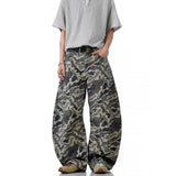 Vintage Camouflage Streetwear Cargo High Jeans