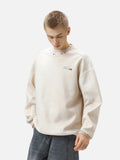 Retro Style Embroidered Faux Suede Sweatshirt