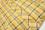 Thick Plaid Embroidered Double Sided Jacket