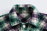 Vintage Plaid Oversized Shirt