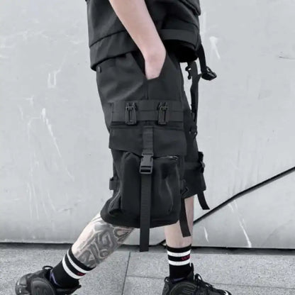 Dark Tactical Loose Fit Techwear Short