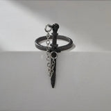 Y2K Desirable Gothic Geometric Rings