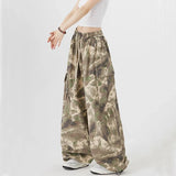 Streetwear Casual Vintage Camouflage Cargo Jeans