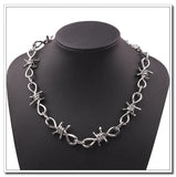 Wire Thorns Gothic Barbed Wire Necklace