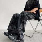 Dragon Pattern Chinese Style Retro Jeans