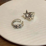 Vintage Retro Gothic Stars Rings