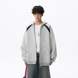 Y2K Minimalist Solid Color Casual Sweatshirt