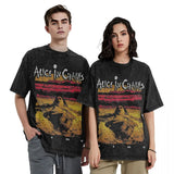 Chains Streetwear Tee Washed T-Shirt