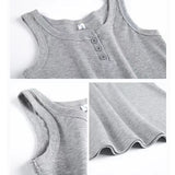 Solid Ribbed Knit Crop Top