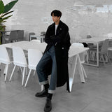 Long Loose Windbreaker Coat