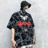 Y2K Streetwear Dark Oversize Hip Hop T-Shirt