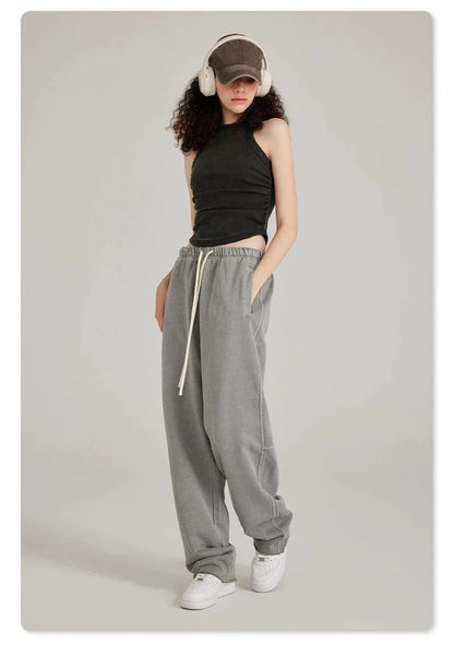 Washed Solid Color Women's Top