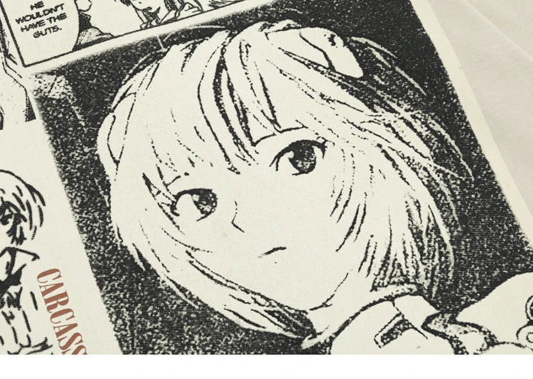 Oversized Retro Anime T-shirt