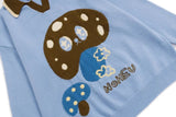 Retro Jacquard Mushroom Embroidery Sweater
