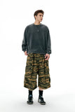 Trendy Jungle Camo Cargo Jorts