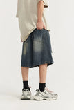 Vintage Ripped Holes Denim Jorts