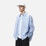 Essential Checkered Pleated Cotton Long Sleeve Shirt