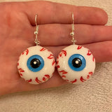 Quirky Gothic Eyeball Resin Earring