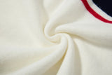Retro Loose Knit Half Zip Raglan Sleeve Hooded Sweater