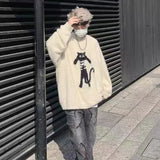 Cozy Japanese Cartoon Cat Knitwear Sweater