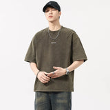 Elevated Comfort Vintage Loose Casual Short Sleeve T-Shirt