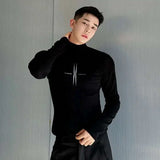 Pattern Printing Long Sleeve T-shirt