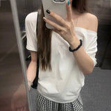 Y2K Timeless Off Shoulder T-shirt