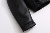 Breathable Y2K Fur Collar Leather Motorcycle Jacket