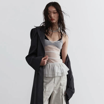 Fairycore Aesthetic See Through Tank Top