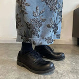 Men Floral Embroidery Baggy Wide Leg Pants