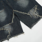 Distressed Star Short