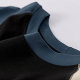Color Block Retro Patchwork T-shirt