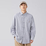 Oversized Plaid Light Shirt