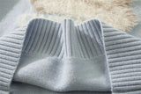Cozy Streetwear Puppy Dog Knit Sweater